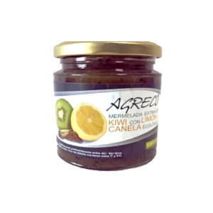 Mermelada de kiwi con limón y canela ecológico Agrecoastur